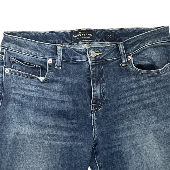 Lucky Brand Lolita Skinny Blue Jeans Size 12/31 - Picture 2 of 4